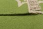 Bohemian  Southwestern Green Area rug 5x8 Turkish Flat-weave 259453
