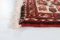 Persian Hosseinabad 3'7" x 10'0" Hand-knotted Wool Red Rug
