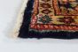Persian Mahal 3'5" x 7'10" Hand-knotted Wool Dark Navy Rug