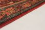 Bordered  Traditional Red Area rug 4x6 Persian Hand-knotted 264653