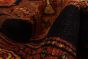 Persian Meshkin 3'5" x 12'11" Hand-knotted Wool Black Rug