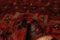 Persian Hamadan 3'5" x 6'8" Hand-knotted Wool Dark Red Rug