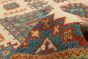 Indian Royal Kazak 4'11" x 7'10" Hand-knotted Wool Cream Rug
