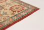 Bordered  Traditional Red Area rug 5x8 Afghan Hand-knotted 266548