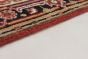 Bordered  Traditional Red Runner rug 10-ft-runner Indian Hand-knotted 268118