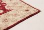 Bordered  Traditional Red Area rug 3x5 Afghan Hand-knotted 268290