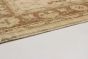 Bordered  Traditional Ivory Area rug 3x5 Afghan Hand-knotted 268907
