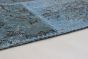 Overdyed  Vintage Blue Area rug 5x8 Turkish Hand-knotted 269342