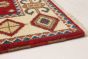 Bohemian  Geometric Red Area rug 5x8 Indian Hand-knotted 270734