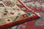 Indian Royal Kazak 4'2" x 6'5" Hand-knotted Wool Red Rug
