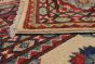 Afghan Finest Gazni 6'6" x 9'9" Hand-knotted Wool Cream Rug