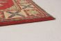 Bohemian  Geometric Red Runner rug 10-ft-runner Afghan Hand-knotted 271422