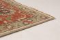 Bordered  Traditional Brown Area rug 6x9 Indian Hand-knotted 271552