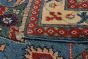 Afghan Finest Gazni 2'8" x 10'1" Hand-knotted Wool Blue Rug