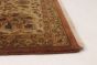 Bordered  Traditional Brown Area rug 8x10 Indian Hand-knotted 271928