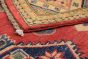 Afghan Finest Gazni 4'11" x 6'11" Hand-knotted Wool Red Rug