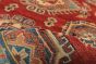 Afghan Finest Gazni 4'11" x 6'9" Hand-knotted Wool Red Rug