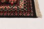 Bordered  Geometric Red Area rug 8x10 Indian Hand-knotted 272995