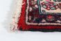 Persian Hamadan 3'5" x 9'6" Hand-knotted Wool Red Rug