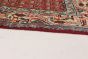 Bordered  Traditional Red Runner rug 15-ft-runner Persian Hand-knotted 278787