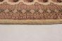 Bordered  Traditional Ivory Runner rug 13-ft-runner Pakistani Hand-knotted 279446
