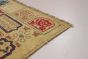 Casual  Transitional Yellow Area rug 3x5 Indian Hand-knotted 280073