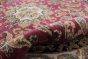 Indian Sultanabad 5'3" x 5'3" Hand-knotted Wool Red Rug