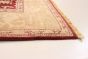 Bordered  Traditional Red Area rug 5x8 Afghan Hand-knotted 280588