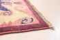 Casual  Transitional Purple Area rug 3x5 Indian Hand-knotted 280598