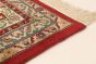 Bordered  Traditional Red Area rug 9x12 Indian Hand-knotted 280632
