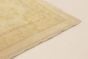 Bordered  Traditional Ivory Area rug 5x8 Turkish Hand-knotted 280762