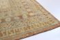 Bordered  Traditional Ivory Area rug 6x9 Turkish Hand-knotted 280953