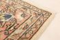 Bordered  Traditional Ivory Area rug 6x9 Turkish Hand-knotted 280954