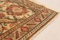 Bordered  Traditional Brown Area rug 6x9 Turkish Hand-knotted 280995