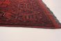 Bordered  Tribal Red Area rug 3x5 Afghan Hand-knotted 282196