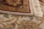 Indian Sultanabad 4'0" x 5'10" Hand-knotted Wool Rug 
