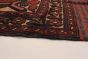 Bordered  Tribal Red Runner rug 12-ft-runner Afghan Hand-knotted 284073