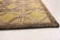 Carved  Transitional Yellow Area rug 5x8 Nepal Hand-knotted 284457