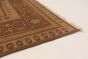 Bordered  Traditional Brown Area rug 6x9 Chinese Flat-weave 284948