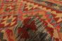Turkish Kashkoli FW 4'11" x 8'4" Flat-Weave Wool Kilim 