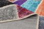 Turkish Color Transition Patchwork 6'9" x 9'10" Hand-knotted Wool Rug 