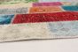 Turkish Color Transition Patchwork 6'1" x 8'3" Hand-knotted Wool Rug 