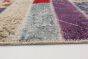 Turkish Color Transition Patchwork 5'7" x 7'11" Hand-knotted Wool Rug 