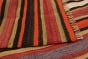 Turkish Boho 4'7" x 9'6" Flat-Weave Wool Kilim 