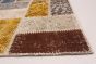 Casual  Transitional Brown Area rug 5x8 Turkish Hand-knotted 291987