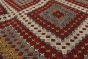 Turkish Yoruk 6'4" x 10'10" Flat-Weave Wool Tapestry Kilim 