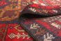 Afghan Rizbaft 3'4" x 9'1" Hand-knotted Wool Dark Navy Rug