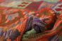 Turkish Bold and Colorful 2'7" x 5'10" Flat-Weave Wool Kilim 