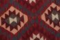 Turkish Sivas 3'3" x 4'9" Flat-Weave Wool Kilim 