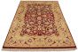 Bordered  Traditional Red Area rug 5x8 Pakistani Hand-knotted 300968